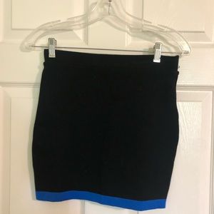color block pencil skirt
